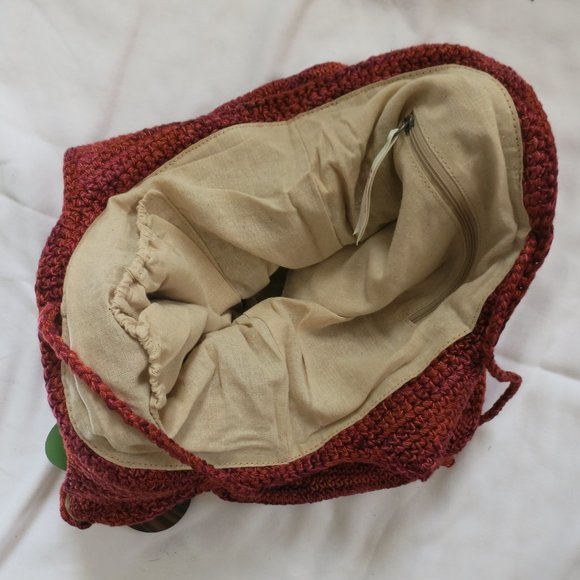 The Sak Sakroots Hobo Bag, Red NWT - Picture 2 of 3